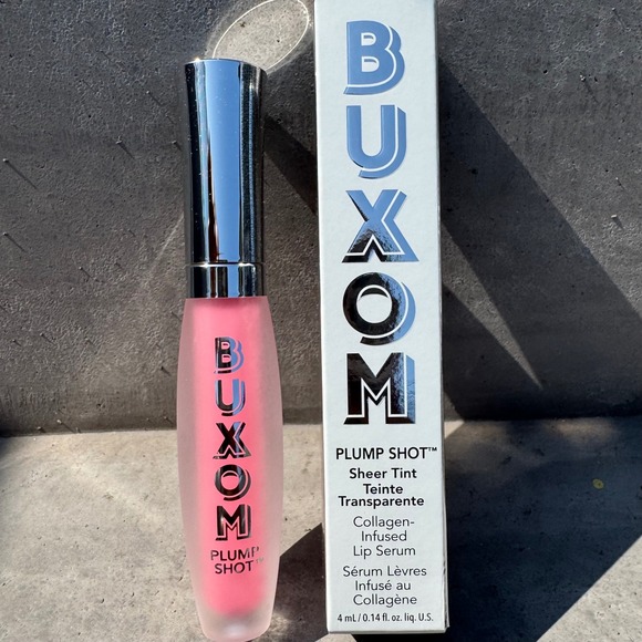 Buxom‎ Plump Shot Sheer Tint Lip Serum Collagen Infused Lingerie 0.14 oz - Picture 1 of 6